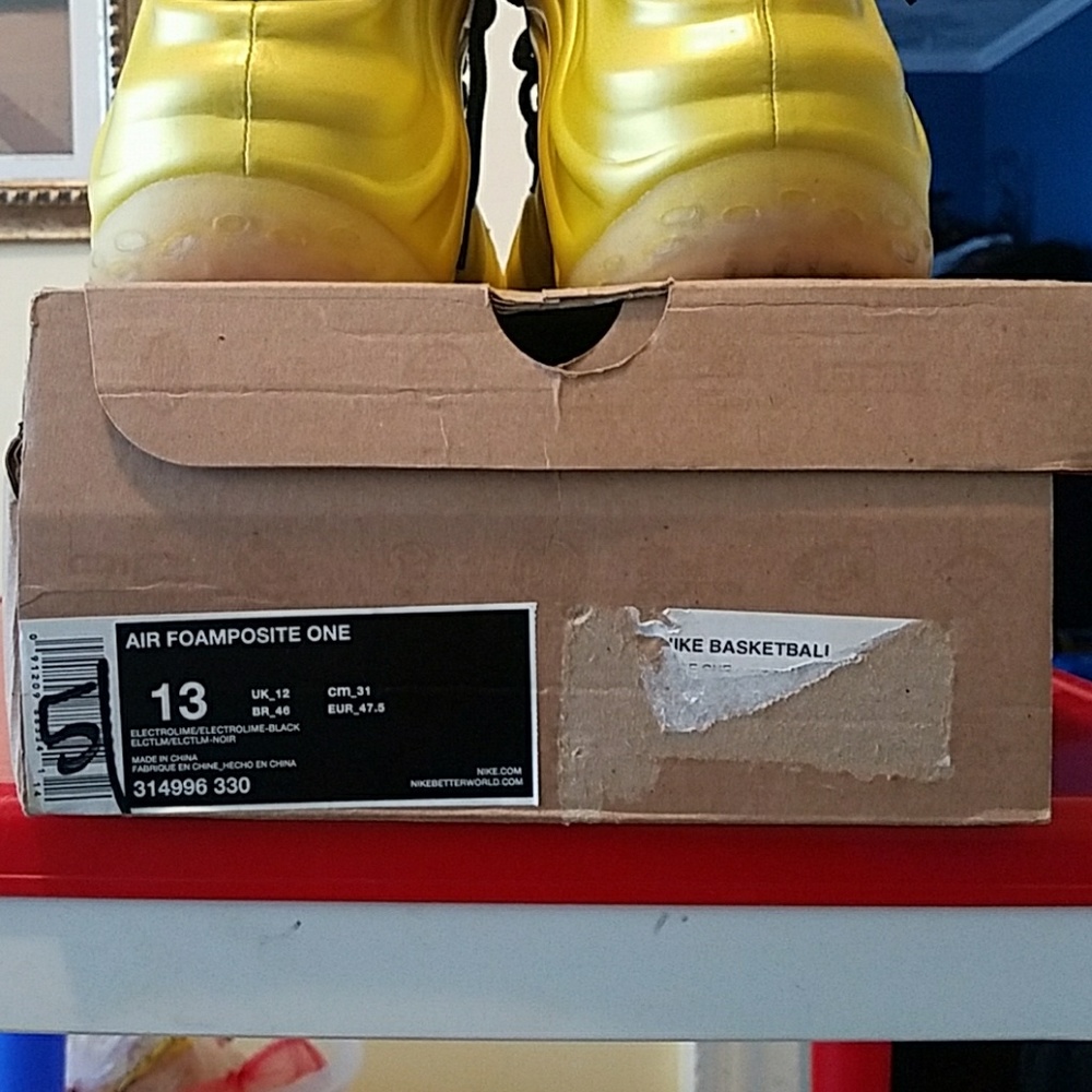 Electrolime Air Foamposite One - Picture 8 of 8